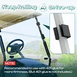 golf cart windshield clips